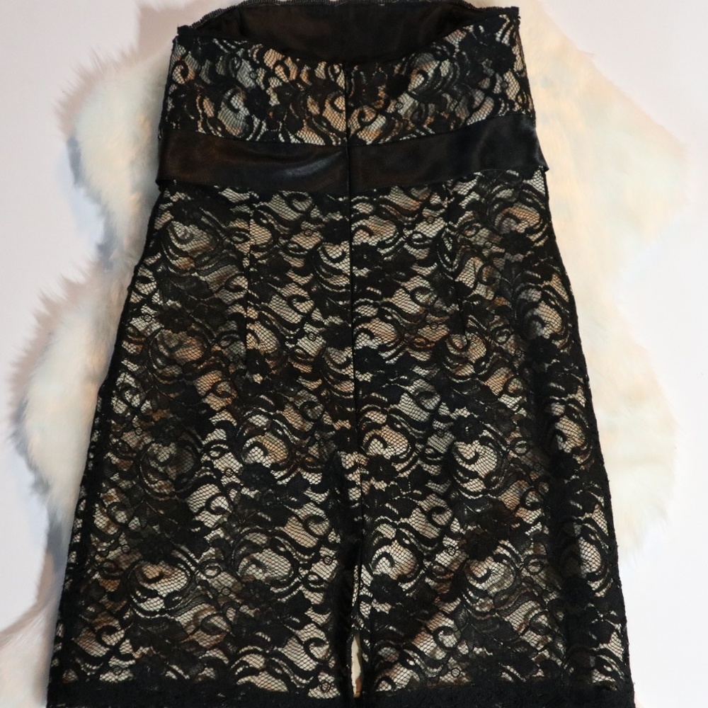 WHBM LACE DRESS Strapless Lined Sz S - Picture 3 of 8